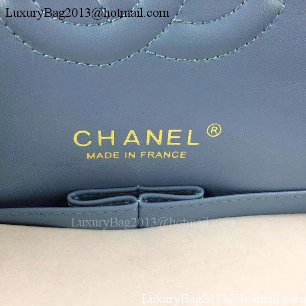 Chanel 2.55 Series Flap Bag SkyBlue Lambskin Chevron Leather A5023 Gold Chanel 2.55 Series Flap Bag SkyBlue Lambskin Chevron Leather A5023 Gold