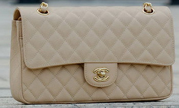 Chanel 2.55 Series Flap Bag Apricot Cannage Pattern A1112 Gold Chanel 2.55 Series Flap Bag Apricot Cannage Pattern A1112 Gold