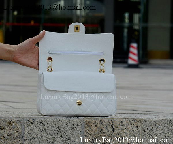 Chanel 2.55 Series Flap Bag White Cannage Pattern A1112 Gold Chanel 2.55 Series Flap Bag White Cannage Pattern A1112 Gold