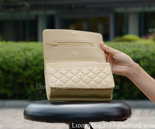 Chanel mini Flap Bags Apricot Sheepskin Leather A33814 Gold Chanel mini Flap Bags Apricot Sheepskin Leather A33814 Gold