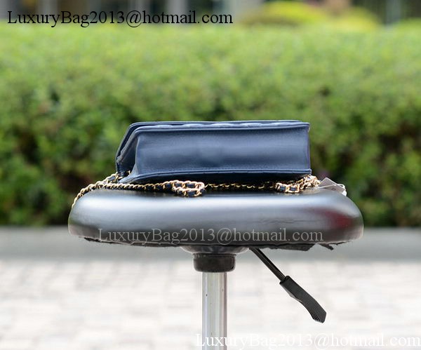 Chanel mini Flap Bags Blue Sheepskin Leather A33814 Gold Chanel mini Flap Bags Blue Sheepskin Leather A33814 Gold