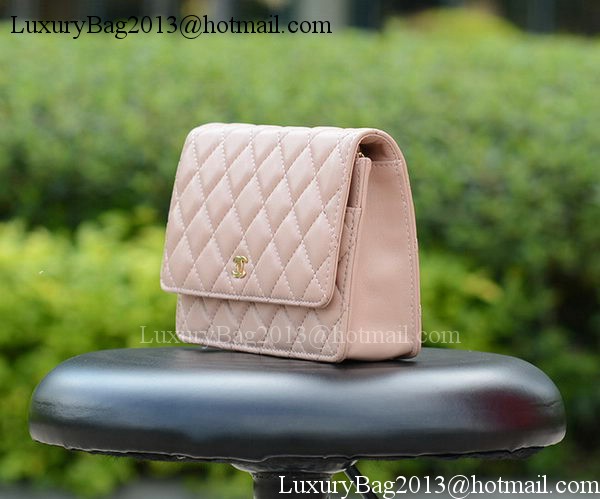 Chanel mini Flap Bags Pink Sheepskin Leather A33814 Gold Chanel mini Flap Bags Pink Sheepskin Leather A33814 Gold