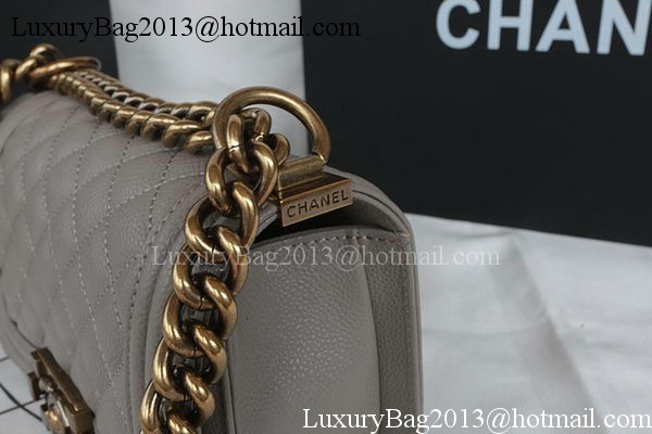 Boy Chanel mini Flap Bag Original Cannage Pattern A67085 Grey Boy Chanel mini Flap Bag Original Cannage Pattern A67085 Grey