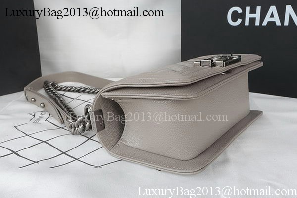 Boy Chanel mini Flap Bag Original Cannage Pattern A67085 Grey Boy Chanel mini Flap Bag Original Cannage Pattern A67085 Grey