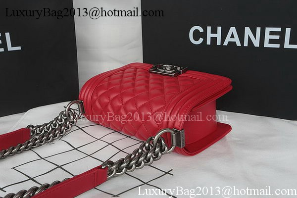 Boy Chanel mini Flap Bag Original Sheepskin A67085 Dark Red Boy Chanel mini Flap Bag Original Sheepskin A67085 Dark Red