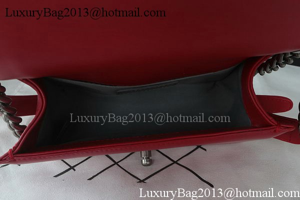 Boy Chanel mini Flap Bag Original Sheepskin A67085 Dark Red Boy Chanel mini Flap Bag Original Sheepskin A67085 Dark Red