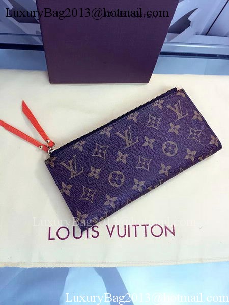 Louis Vuitton Monogram Canvas ADELE WALLET M61287 Orange Louis Vuitton Monogram Canvas ADELE WALLET M61287 Orange