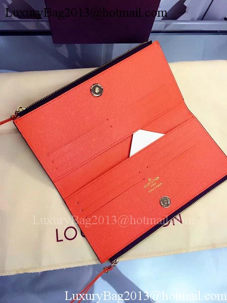 Louis Vuitton Monogram Canvas ADELE WALLET M61287 Orange Louis Vuitton Monogram Canvas ADELE WALLET M61287 Orange