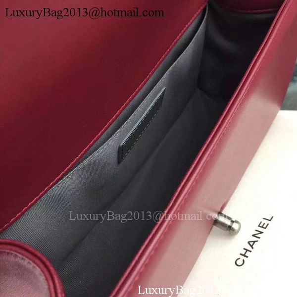 Chanel Boy Flap Shoulder Bags Sheepskin Leather A67086 Burgundy Chanel Boy Flap Shoulder Bags Sheepskin Leather A67086 Burgundy