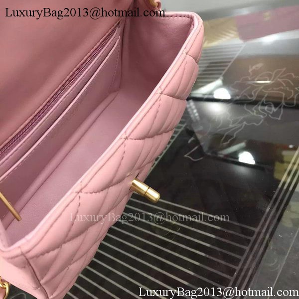 Chanel Classic Flap Bag Original Sheepskin Leather A5171 Pink Chanel Classic Flap Bag Original Sheepskin Leather A5171 Pink