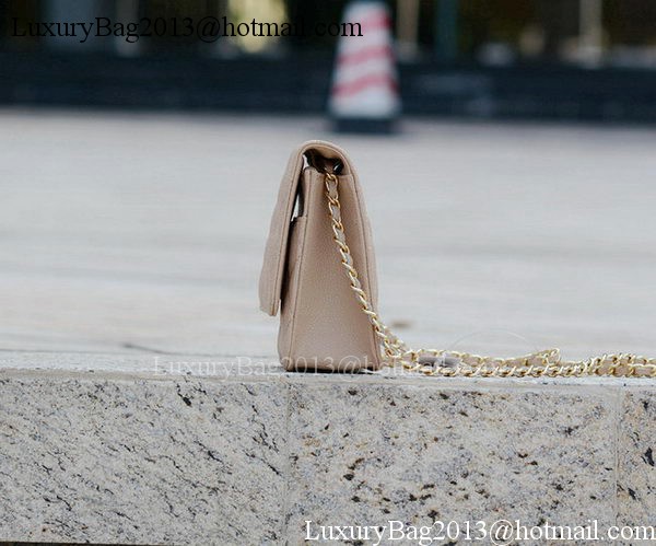 Chanel mini Flap Bag Apricot Cannage Pattern A33814 Gold Chanel mini Flap Bag Apricot Cannage Pattern A33814 Gold