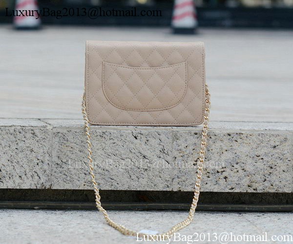 Chanel mini Flap Bag Apricot Cannage Pattern A33814 Gold Chanel mini Flap Bag Apricot Cannage Pattern A33814 Gold