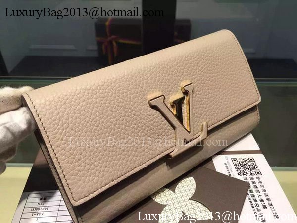 Louis Vuitton Litchi Leather LOUISE WALLET M60766 Light Pink Louis Vuitton Litchi Leather LOUISE WALLET M60766 Light Pink