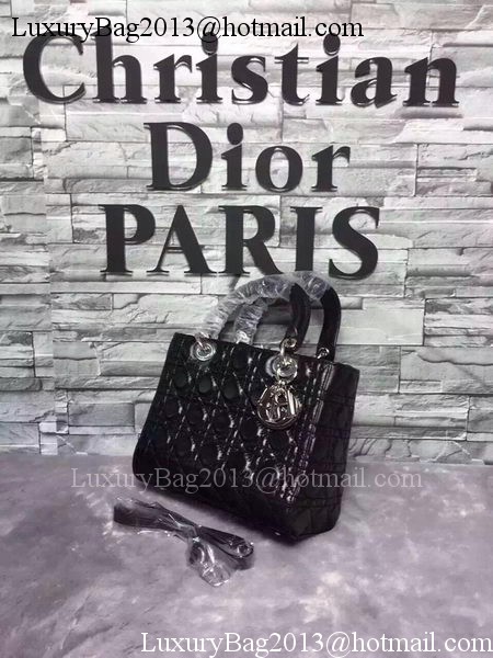 Dior Small Lady Dior Bag Sheepskin Leather CD6322 Black Dior Small Lady Dior Bag Sheepskin Leather CD6322 Black