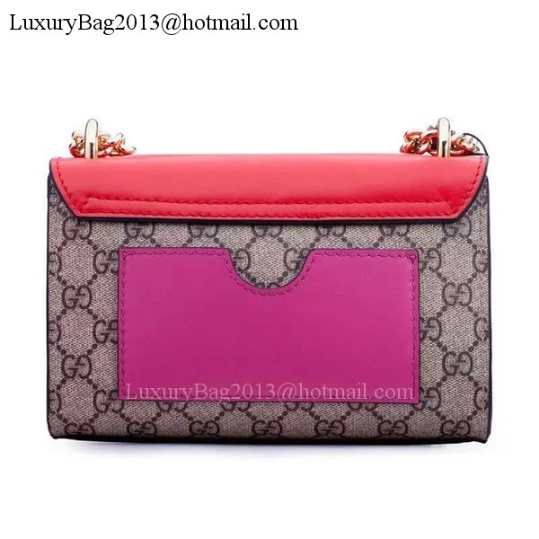 Gucci Padlock GG Supreme Shoulder Bags 409487 Red Gucci Padlock GG Supreme Shoulder Bags 409487 Red
