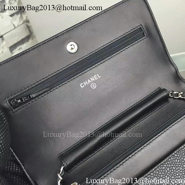 Chanel Flap Shoulder Bag Cannage Pattern A5373 Black Chanel Flap Shoulder Bag Cannage Pattern A5373 Black