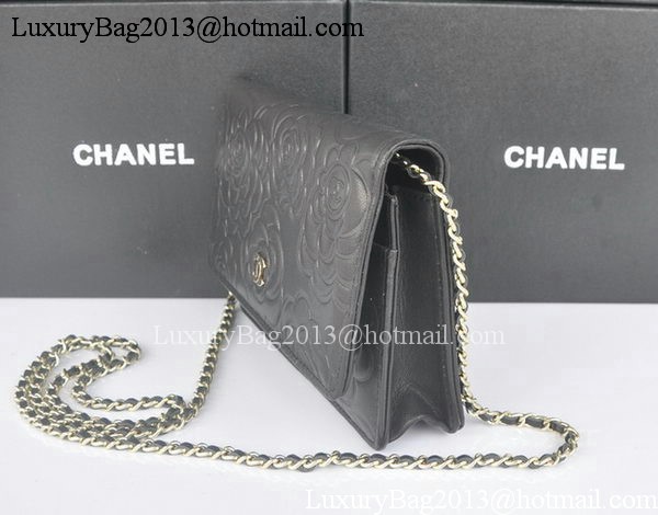 Chanel mini Flap Bags Camellia Sheepskin Leather A99301 Black Chanel mini Flap Bags Camellia Sheepskin Leather A99301 Black