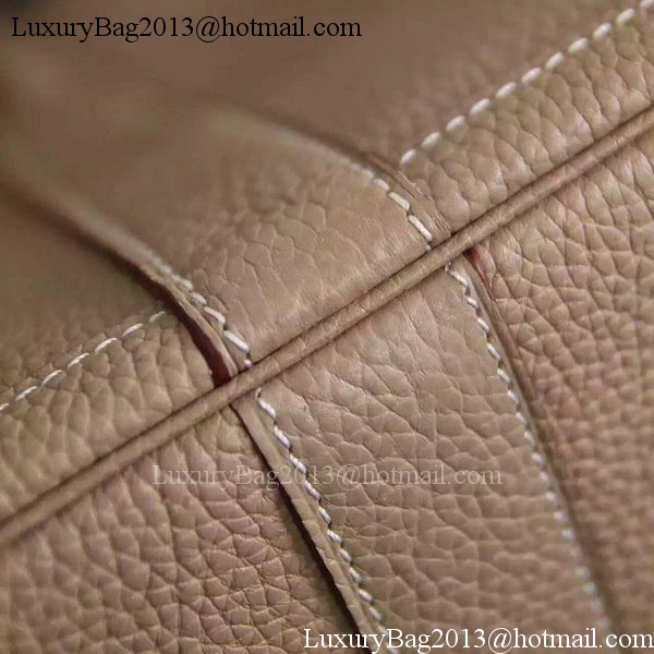Hermes Garden Party 36cm 30cm Tote Bag Original Leather Light Grey Hermes Garden Party 36cm 30cm Tote Bag Original Leather Light Grey