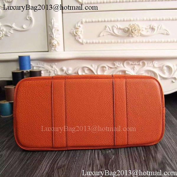 Hermes Garden Party 36cm 30cm Tote Bag Original Leather Orange Hermes Garden Party 36cm 30cm Tote Bag Original Leather Orange