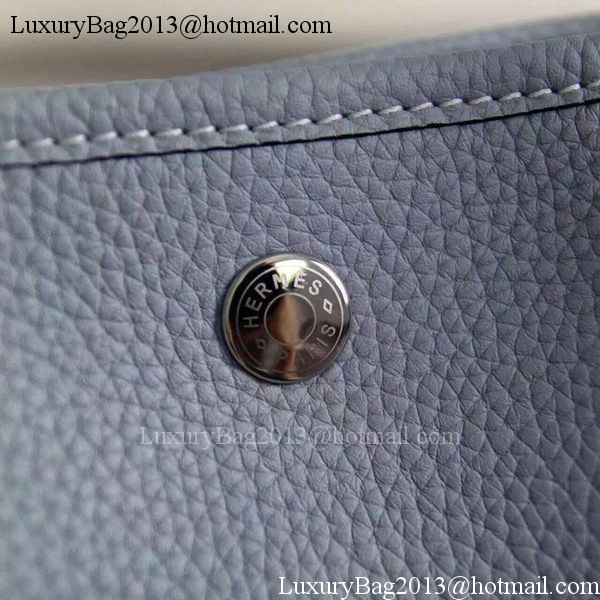 Hermes Garden Party 36cm 30cm Tote Bag Original Leather SkyBlue Hermes Garden Party 36cm 30cm Tote Bag Original Leather SkyBlue