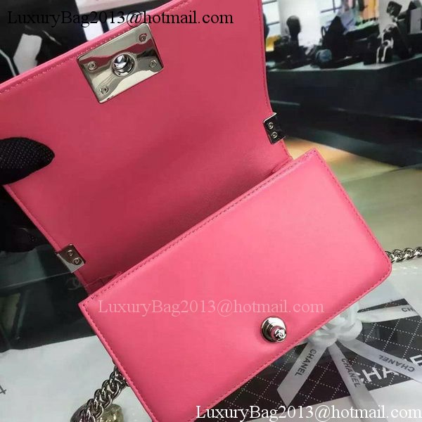 Boy Chanel mini Flap Bag Original Chevron Nubuck Leather A5707 Rose Boy Chanel mini Flap Bag Original Chevron Nubuck Leather A5707 Rose