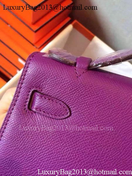 Hermes MINI Kelly 22cm Tote Bag Calfskin Leather K22 Purple Hermes MINI Kelly 22cm Tote Bag Calfskin Leather K22 Purple
