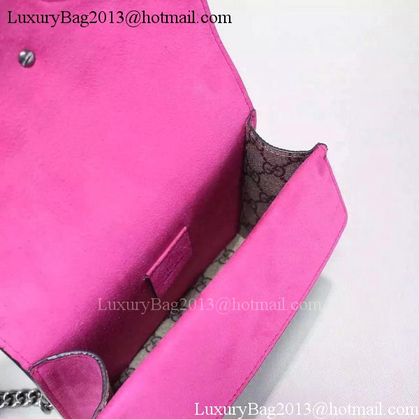 Gucci Dionysus GG Supreme Shoulder Bag 421970 Rose Gucci Dionysus GG Supreme Shoulder Bag 421970 Rose