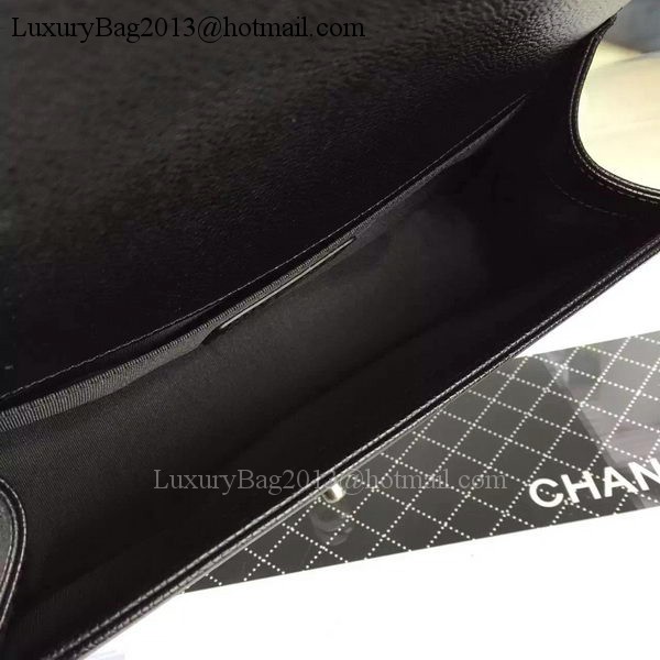 Chanel Boy Flap Shoulder Bag Black Original Calfskin Leather A8708 Silver Chanel Boy Flap Shoulder Bag Black Original Calfskin Leather A8708 Silver
