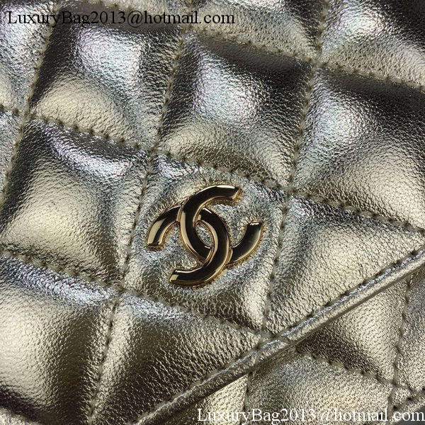 Chanel mini Flap Bag Gold Cannage Pattern A8373 Gold Chanel mini Flap Bag Gold Cannage Pattern A8373 Gold