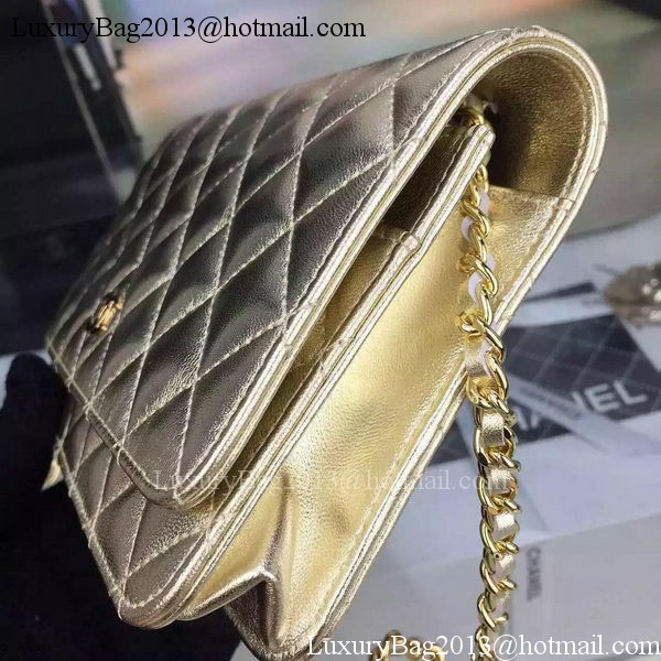 Chanel mini Flap Bag Gold Cannage Pattern A8373 Gold Chanel mini Flap Bag Gold Cannage Pattern A8373 Gold