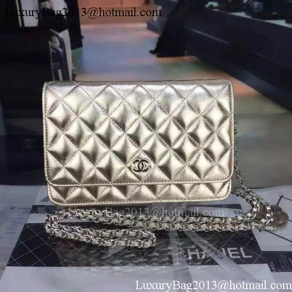 Chanel mini Flap Bag Gold Cannage Pattern A8373 Silver Chanel mini Flap Bag Gold Cannage Pattern A8373 Silver