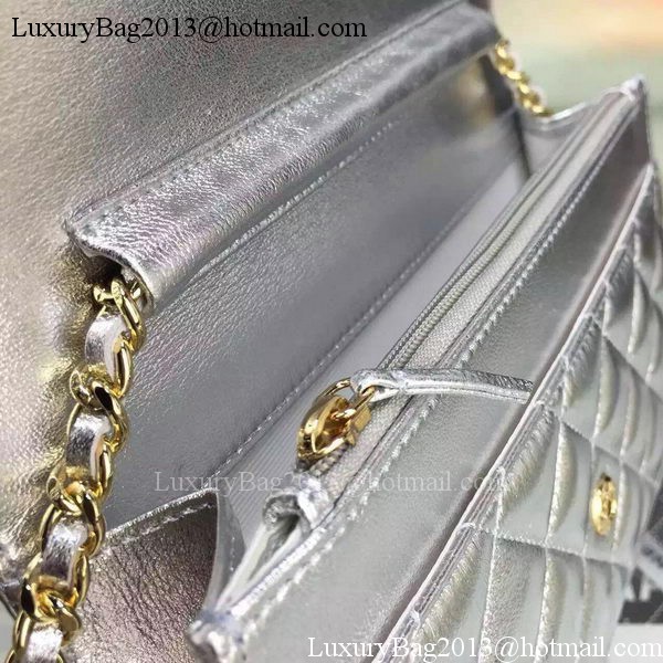 Chanel mini Flap Bag Silver Cannage Pattern A8373 Gold Chanel mini Flap Bag Silver Cannage Pattern A8373 Gold