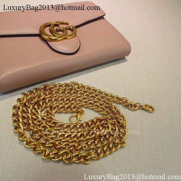 Gucci GG Marmont Leather mini Chain Bag 401232 Pink Gucci GG Marmont Leather mini Chain Bag 401232 Pink