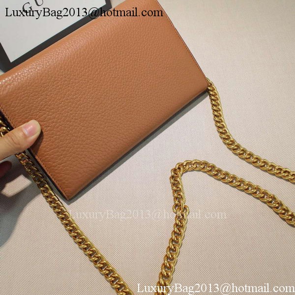 Gucci GG Marmont Leather mini Chain Bag 401232 Wheat Gucci GG Marmont Leather mini Chain Bag 401232 Wheat