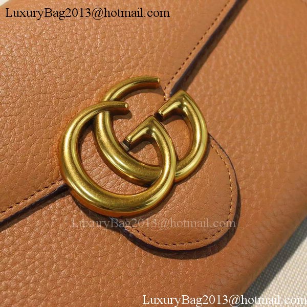 Gucci GG Marmont Leather mini Chain Bag 401232 Wheat Gucci GG Marmont Leather mini Chain Bag 401232 Wheat