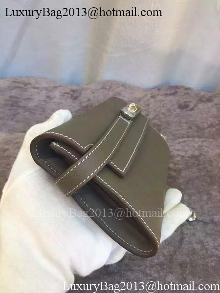 Hermes Kelly Wallet Epsom Leather H009 Grey Hermes Kelly Wallet Epsom Leather H009 Grey