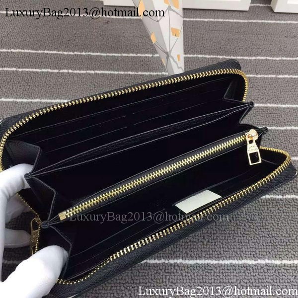 Louis Vuitton Monogram Empreinte Zippy Wallet X60017 Black Louis Vuitton Monogram Empreinte Zippy Wallet X60017 Black