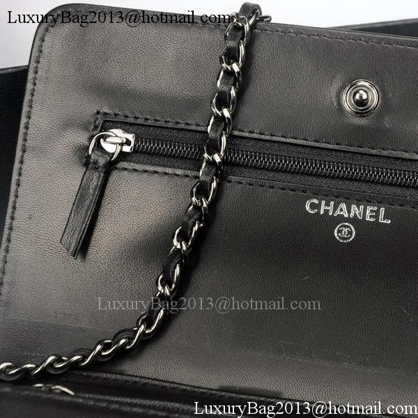 Chanel V mini Flap Bag Chevron Leather A33814V Black Chanel V mini Flap Bag Chevron Leather A33814V Black