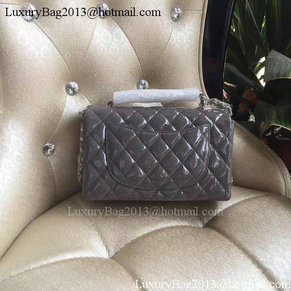 Chanel mini Classic Flap Bag Original Patent A1116 Grey Chanel mini Classic Flap Bag Original Patent A1116 Grey
