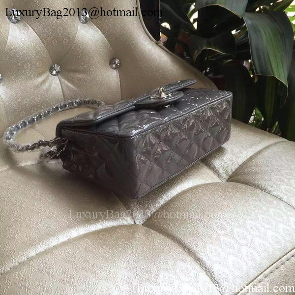 Chanel mini Classic Flap Bag Original Patent A1116 Grey Chanel mini Classic Flap Bag Original Patent A1116 Grey