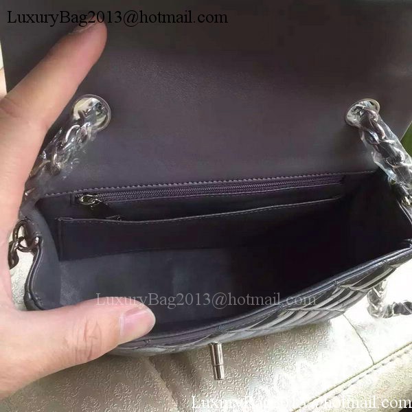 Chanel mini Classic Flap Bag Original Patent A1116 Grey Chanel mini Classic Flap Bag Original Patent A1116 Grey