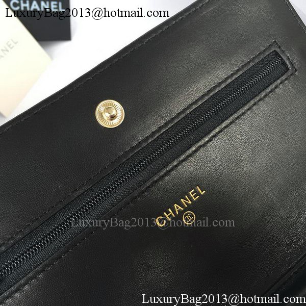 Chanel mini Flap Bag Black Sheepskin Leather A33814S Gold Chanel mini Flap Bag Black Sheepskin Leather A33814S Gold