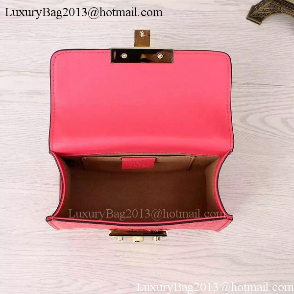 Gucci Padlock Gucci Signature Shoulder Bag 409487 Pink Gucci Padlock Gucci Signature Shoulder Bag 409487 Pink