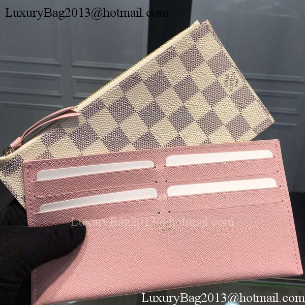 Louis Vuitton Damier Azur Canvas FELICIE CHAIN WALLET N61276 Louis Vuitton Damier Azur Canvas FELICIE CHAIN WALLET N61276