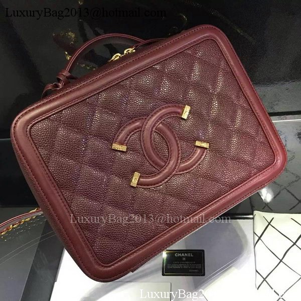 Chanel Shoulder Bag Original Calfskin Leather CHA6678 Burgundy Chanel Shoulder Bag Original Calfskin Leather CHA6678 Burgundy