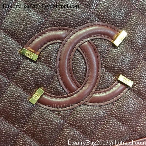 Chanel Shoulder Bag Original Calfskin Leather CHA6678 Burgundy Chanel Shoulder Bag Original Calfskin Leather CHA6678 Burgundy