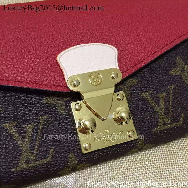 Louis Vuitton Monogram Canvas PALLAS WALLET M58413 Red Louis Vuitton Monogram Canvas PALLAS WALLET M58413 Red