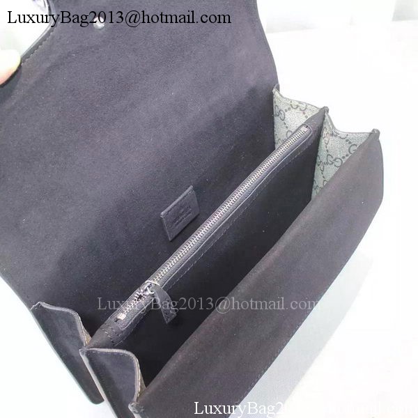 Gucci 400249 Black Dionysus GG Supreme Canvas Shoulder Bag Gucci 400249 Black Dionysus GG Supreme Canvas Shoulder Bag