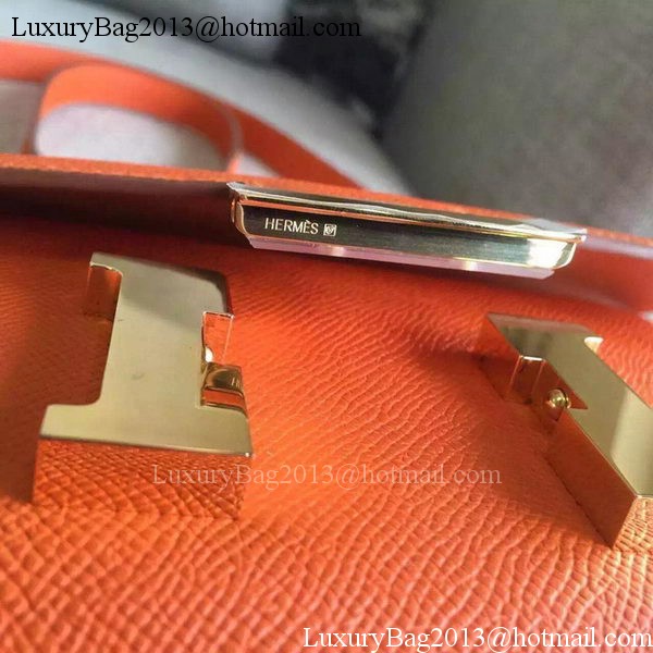 Hermes Constance Bag Calfskin Leather H9999 Orange Hermes Constance Bag Calfskin Leather H9999 Orange