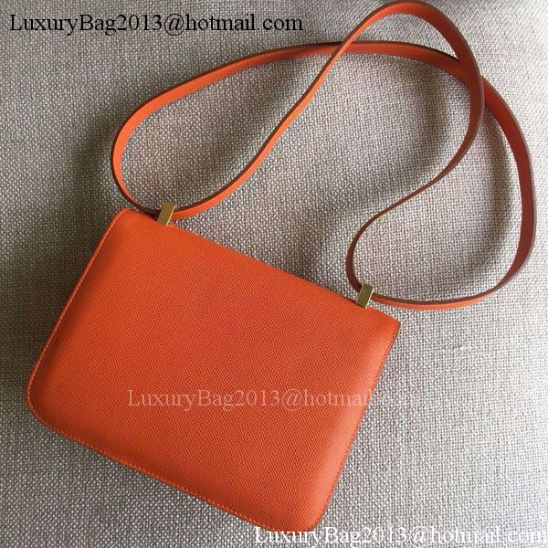 Hermes Constance Bag Calfskin Leather H9999 Orange Hermes Constance Bag Calfskin Leather H9999 Orange